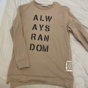 Zara ALWAYS RANDOM shirt
